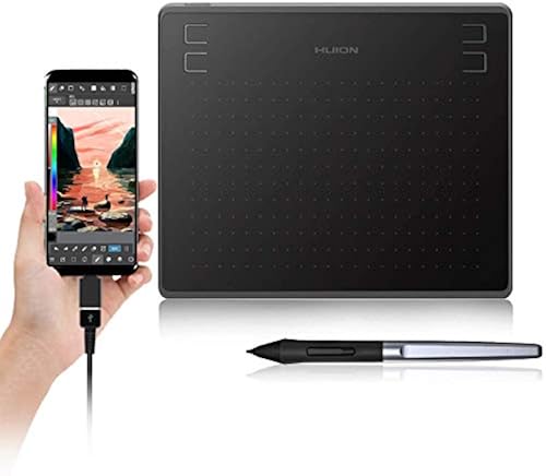 Huion HS64 Digital Graphics Tablets OSU! Drawing Tablet with 8192  Battery-Free Stylus and Express Keys, Ideal Use for Distance Education  and Wed
