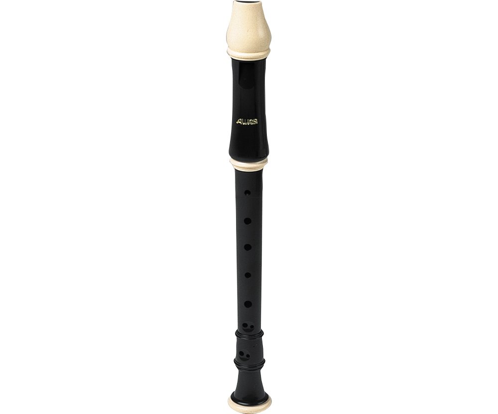 Aulos 209 Series Treble Recorder - Ideal for School Students and beginners - Dark Brown/Ivory ABS Contrsuction - Classic English Fingering