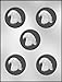 CK Products 2-1/2-Inch Eagle Medallion Chocolate Mold