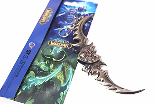 WOW World of Warcraft Illidan Stormrage Warglaive of Azzinoth Blade Keychain