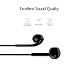 Earbuds, TOBETB in Ear Earphone with Microphone & Volume Control Wired Headphones with Deep Powerful Bass for iOS and Android Black