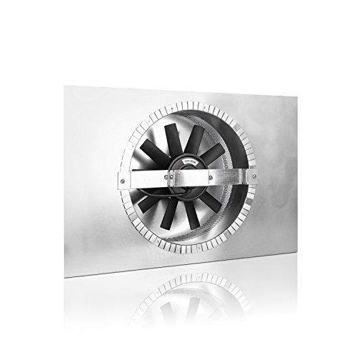Amtrak Solar Powerful 100 watt Roof Mounted Solar Attic Fan Quietly Cools, Ventilates Exhaust Your House, Garage or RV and Protects Against Moisture Build-up