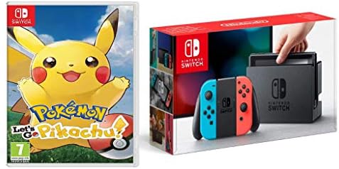 Nintendo Switch 32gb Neon Red And Blue Pokemon Let S Go Pikachu Buy Online At Best Price In Uae Amazon Ae