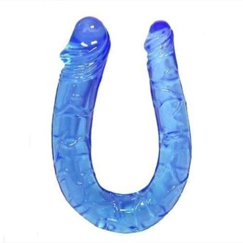 LIBO Double Ended Headed Strap Massage 3 Color Available (Blue)
