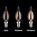 keymit Candelabra LED Bulbs C32 2W - Dimmable Light Bulbs for Chandelier Lighting - 2700K Warm White 6Pack