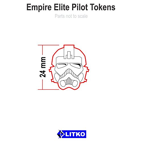 Space Fighter, Empire Elite Pilot Tokens (5)