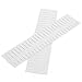 FSLIFE 8 Pcs Plastic DIY Grid Drawer Divider Household Necessities Storage Thickening Housing Spacer Sub-Grid Finishing Shelves for Home Tidy Closet Stationary Scarves Organizer (White)