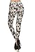 R548-OS Floral Accents Print Fashion Leggings, One Size