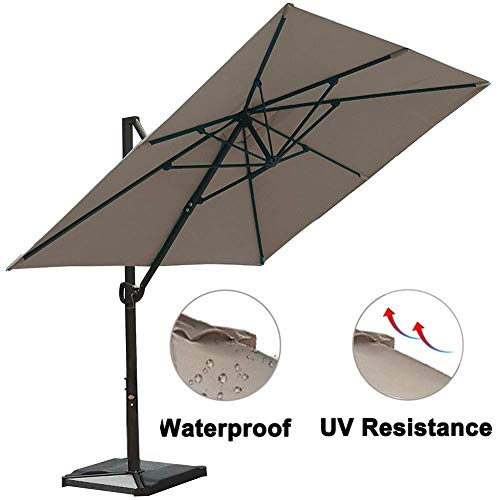 5 Abba+Patio+Rectangular+Cantilever+Umbrella