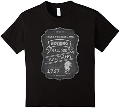 Kids Cool Alexander Hamilton Quote T-Shirt 8 Black