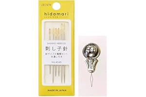 SHIBORI DRAGON Sashiko Notions - Hidamari Sashiko Needles with Needle Threader