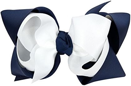 CuteOn Baby Girls Hair Bows Grosgrain Ribbon Bows With Alligator Clips