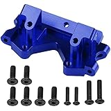 Hobbypark Aluminum Front Bulkhead Upgrade Parts for 1/10 Traxxas Slash 2WD Rustler Stampede Bandit Replace 2530 2530A, Navy Blue Anodized