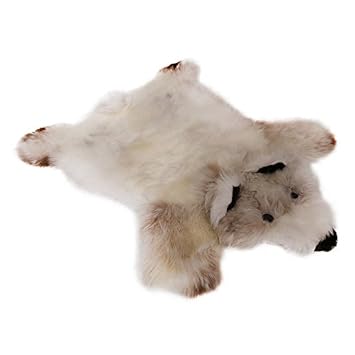 Amazon De Lars Der Eisbar Lammfell Teppich Fur Kinder Beige Naturweiss