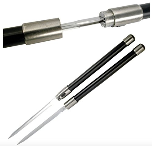 27" NINJA SAMURAI Twin Blade CONCEALED SWORDS Katana Japanese Combat COSPLAY