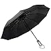 Compact Automatic Travel Umbrella with 10-Rib Strong Windproof Waterproof Anti UV - Sturdy,Portable and Lightweight for Easy Carrying - Auto Open/Close with Ergonomic Handle,Quality Assurance