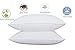 Soft Luxury Hollow Fiber Material Down Alternative Standard Size Bed Pillow for Sleeping,Dust Mite Resistant. 2-Pack.Wide Stripe Design