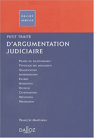 Petit traité d'argumentation judiciaire