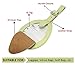 Travelon Bright Color Large Leather Heavy Duty Luggage ID Travel Tags with Adjustable Buckle Strap and Name Card Tag Easy to Identify, Lime Green (Pack of 2)