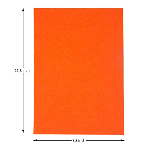 Vasdoo Adhesive Felt Fabric Sheets,10 Pieces 10 Colors Sticky Back Sheets,Self-Adhesive,for Art & Crafts,Jewelry Box Liner