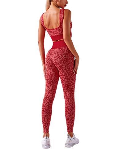 412XG2iMKgL MuCoo Conjunto de ropa deportiva sin costuras para mujer, 2 piezas, cintura alta, estampado de serpiente, entrenamiento… MuCoo Conjunto de ropa deportiva sin costuras para mujer, 2 piezas, cintura alta, estampado de serpiente, entrenamiento… - Imagen 3