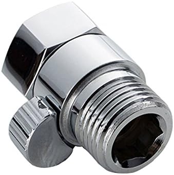 Goodfure Shower Head Shut-Off Valve Solid Brass, Chrome set of 1