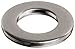 18-8 Stainless Steel Flat Washer, Plain Finish, Meets DIN 125, M3 Hole Size, 3.2mm ID, 7mm OD, 0.5mm Nominal Thickness (Pack of 100)