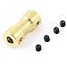 4mm x 5mm RC Aircraft Toy Brass Motor Shaft Coupling Connector Coupler