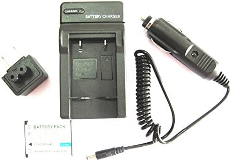 JIOOYEE Battery + Charger for Sanyo Xacti VPC-T1060 VPC-T1060BK VPC-T1060EX VPC-T1495