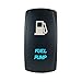 STVMotorsports Laser Blue Rocker Switch FUEL PUMP 20A 12V On/off LED Light