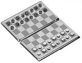 Ruda Overseas 218 Metal Travel Magnetic Chess/Check