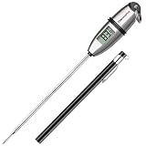 ThermoPro TP-02S Instant Read Meat Thermometer Digital Cooking Food Thermometer with Super Long Probe for Grill Candy Kitchen BBQ Smoker Oven Oil Milk Yogurt Temperature