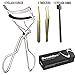 EyeLash Curler Lash Tweezer - With Refill Eye Pads No Pinching Just Dramatically Curled Eyelashes & Lash Line in Seconds. Get Gorgeous Eye Lashes Now!, Free Tweezers and Eye Brow Brush
