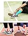 4 Pairs Men Athletic Basketball Crew Socks Performance Sport Dri-Fit Cushion Long Compression Cotton Sock,Size 6.5-11.5