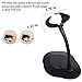 infocal Barcode Scanner Stand Holder, 360° Adjustable Hands Free Bar Code Scanning Goose Neck Stand for Symbol LS2208 Honeywell 1250G Barcode Scanner