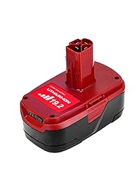 6.0Ah 19,2 V Batería de ion de litio para Craftsman C3 repuesto XCP 130279005 1323903 130211004 11045 315.115410 315.11485 6000 mAh (1Pack)-Forrat