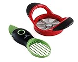 Avanchy Apple Slicer Corer Peeler + 3 in 1 Avocado Slicer Pitter Peeler. High Secure Grip Handles