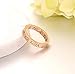 Love Ring-Zircon Rome Digital Ring ,Rose Gold(8)