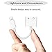 Headphone Adapter for iPhone 11 Aux Audio to 3.5 mm Dual Jack 2 in 1 Earphones Connector Adapter Compatible for iPhone 7/7Plus/8/8Plus/X/11/XS/XS MAX Dongle Accessory Connector Support All iOS Systemthumb 3