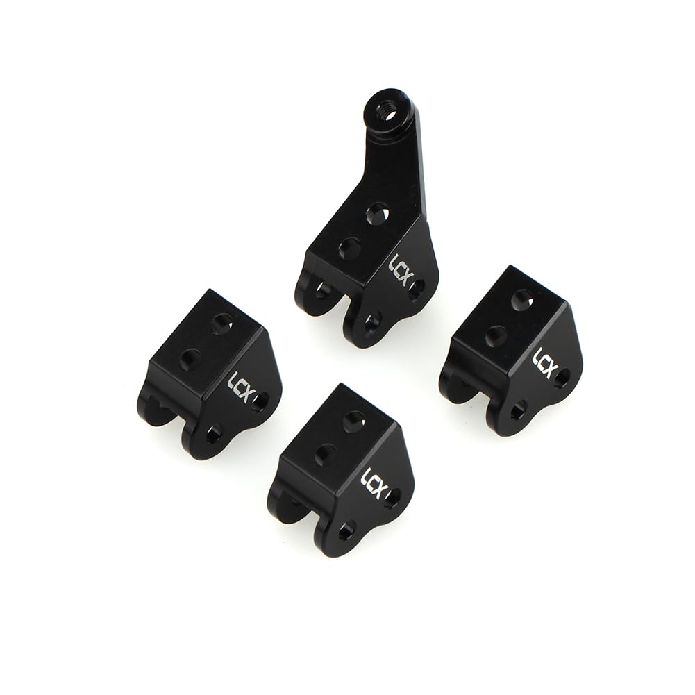LCX Racing 1/10th RC Crawler Car Aluminum Front Rear Lower Link Suspension Shock Mount Tie Rod Linkage for GEN8 Scout II, Upgrades Parts Accessories