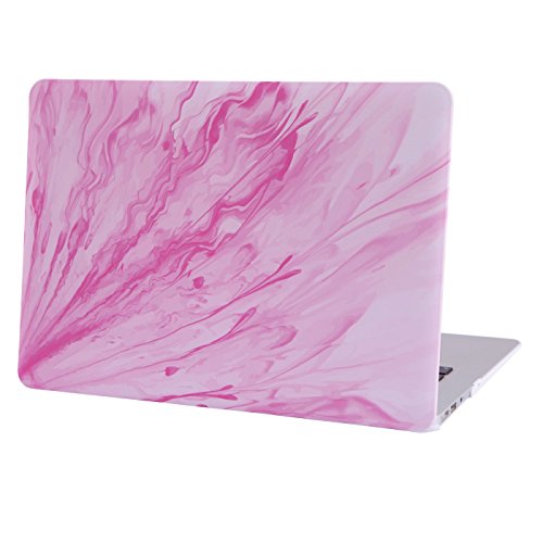HDE Case for MacBook Air 13 inch Hard Shell Cover Fits Previous Generations A1466 A1369 (2008-2017) (Pink Smoke)