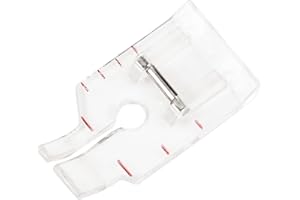 STORMSHOPPING Clear View 1/4" (Quarter Inch) Patchwork Sewing Machine Quilting Presser Foot Fits Most Low Shank Snap-On Singer, Brother, Babylock, Euro-Pro, Janome, Kenmore, White, Juki, New Home and More