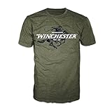 Official Winchester Mens Cotton Legend Rider Graphic Printed Short Sleeve T-Shirt