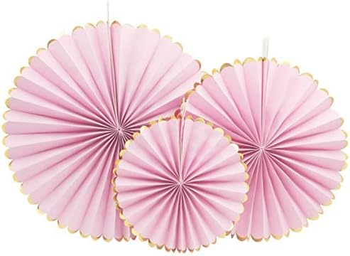 Hanging Paper Fans Pinwheel Backdrop Wedding Birthday Party