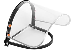 Alipis Transparent for Hard Hat - Anti-Splash Protective Visor for Grinding Polishing Cutting Tasks - Lightweight Durable Saf