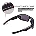 Walleva Black Polarized Replacement Lenses for Oakley Eyepatch 2 (OO9136 Series) Sunglasses