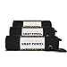 Shot Towel Midnight Black 3 Pack for Shooters, Plush Microfiber Nap Fabric, 16x16, Carabiner Clip, The Original (Midnight Black)