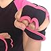 PILOXING Pair of Black and Pink 0.5 lb Weighted Gloves for Women