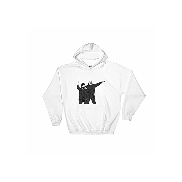 Drake White Hoodie Sweater (Unisex) (S 