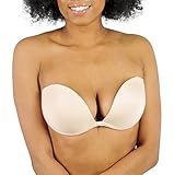Oolala Backless Pushup Bra Lined Cups For DD DDD Busty Babes